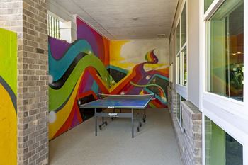 Ping pong table